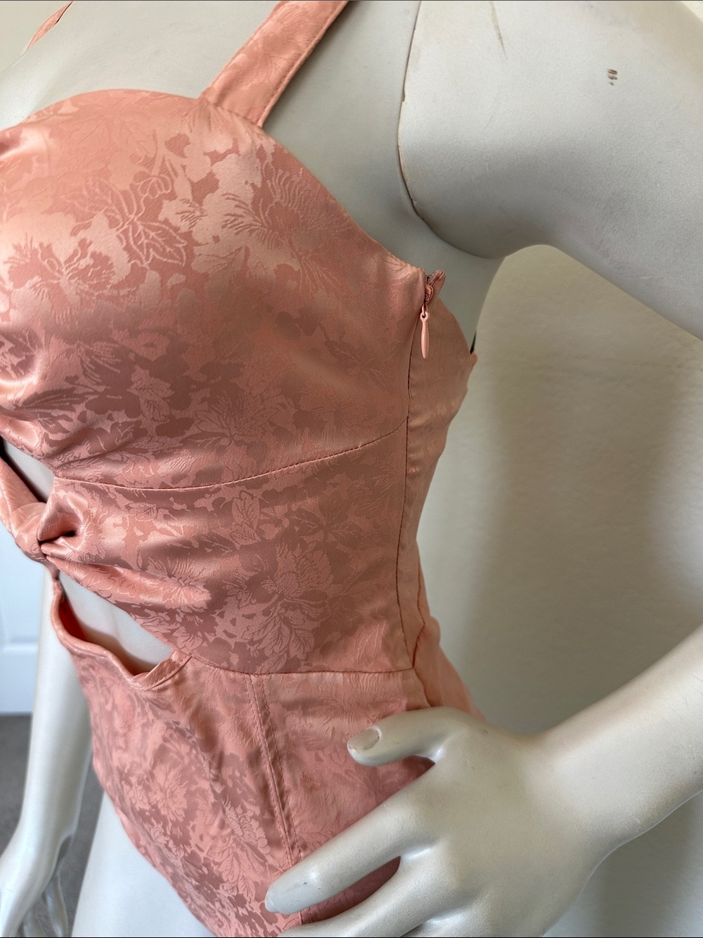 Intimately by Free People Satin Bow Cutout bodysuit - Picture 4 of 9